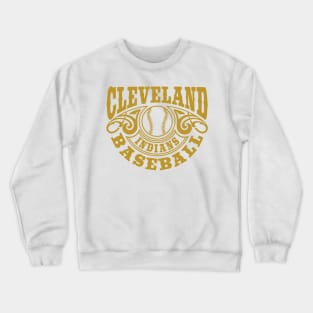 Vintage Retro Cleveland Indians Baseball Crewneck Sweatshirt
